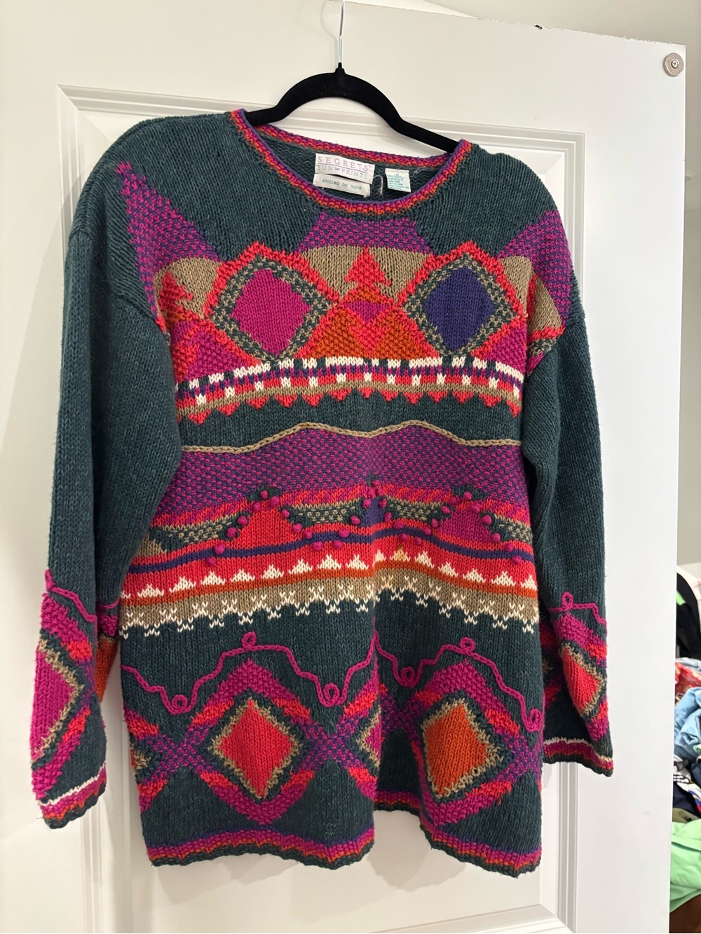 90s hand knitted sweater